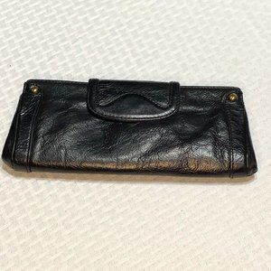 Cole Haan Black Leather Clutch
